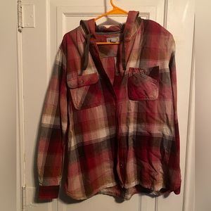 Women’s Large 12/14 Carhartt hooded button up